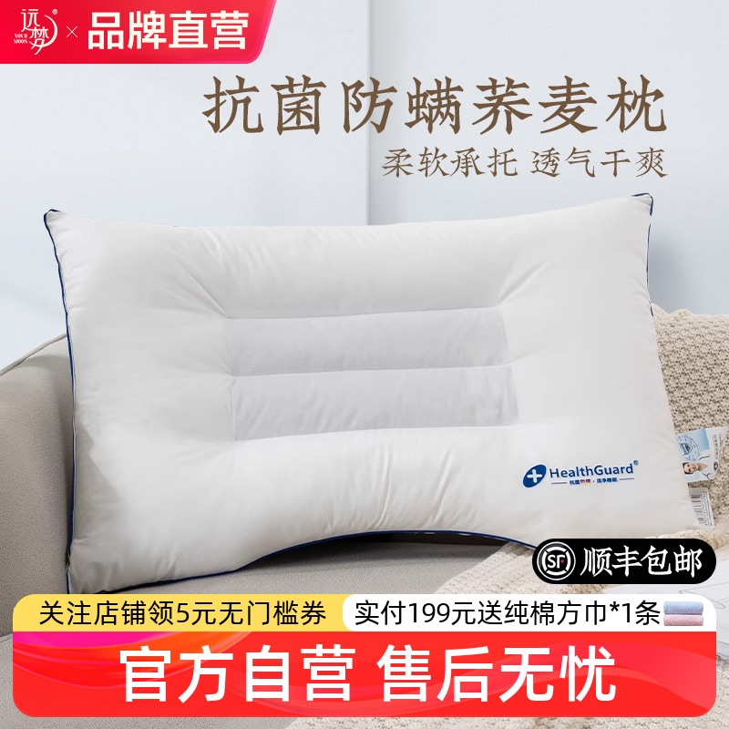 远梦抗菌防螨荞麦枕头