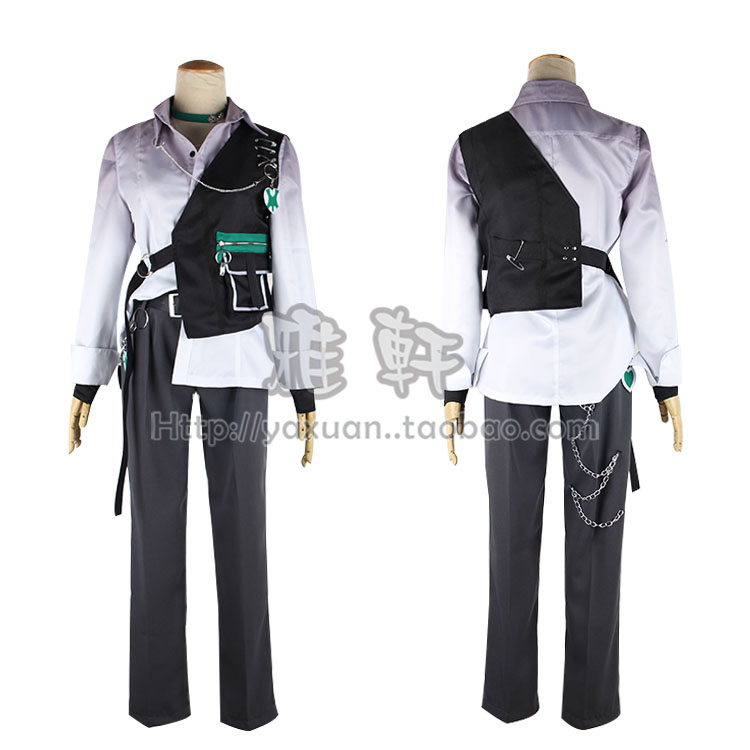 雅轩cos服 偶像梦幻祭2 AK&DF夜に駆ける 三毛缟斑 樱河琥珀 新品