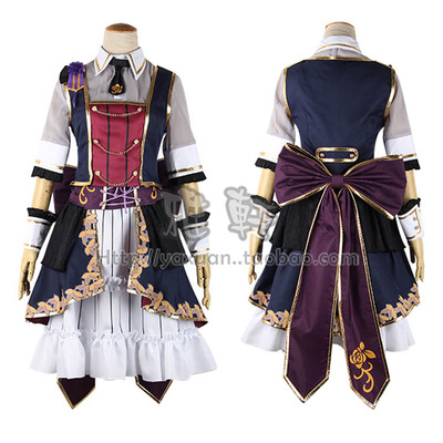 雅轩cos服 BanG Dream! 7th-LIVE　Roselia 湊 友希那 新品