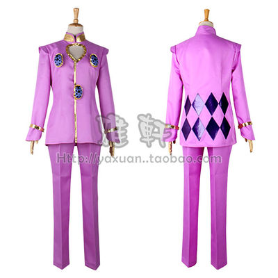 雅轩cosplay服装 JOJO的奇妙冒险5-乔鲁诺·乔巴拿 新品