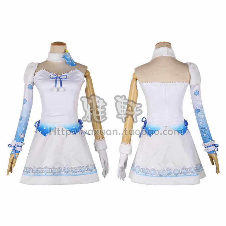 雅轩cos服 偶像大师 @STER  如月千早  萩原雪歩 新品