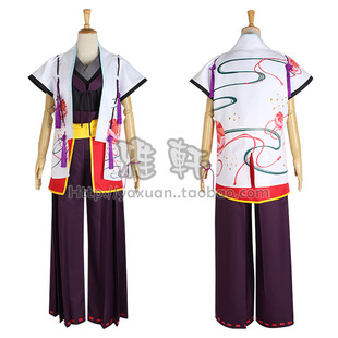 雅轩cos服 偶像梦幻祭 红月 七夕祭 鬼龙红郎 新品