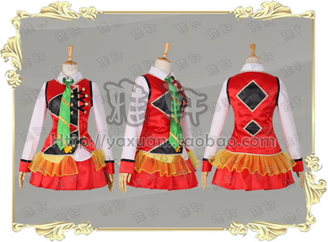 雅轩cosplay服装Lovelive!剧场版sunnydaysong舞台版打歌服东条希