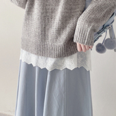 背心吊带打底衫 多款 纯棉刺绣蕾丝花边无袖 女春秋卫衣叠穿内搭下摆