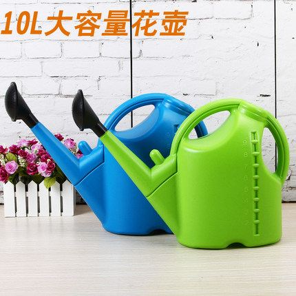 大号10升L塑料长嘴洒水壶塑料盆栽浇花喷壶 喷水壶淋花器园艺工具