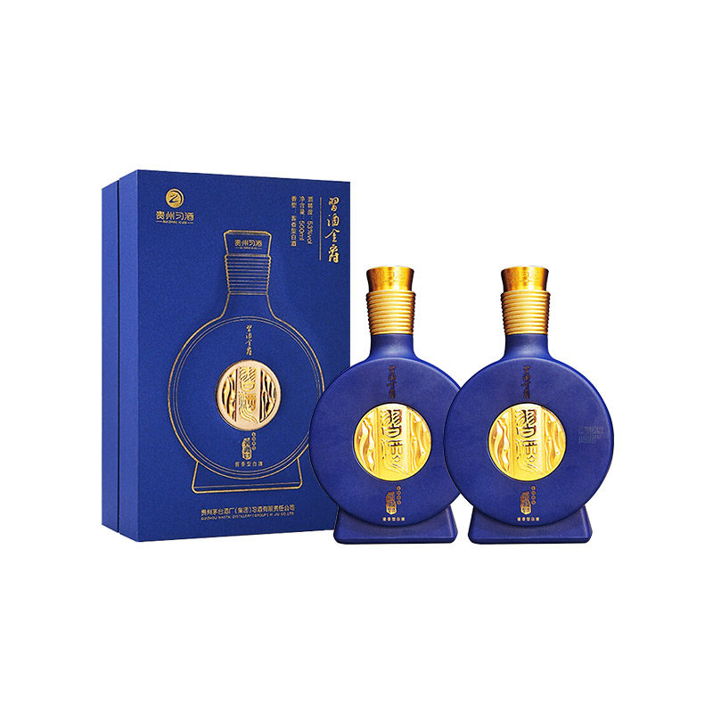 贵州习酒习酒窖藏1988金爵版53度500ml*2瓶 酱香型白酒