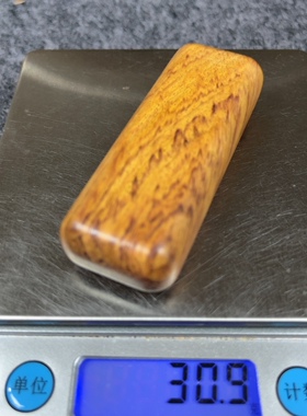 海南黄花梨老料（降香黄檀）精品手把件/平安无事牌