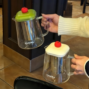 COMIKA口咔养生壶烧水家用恒温大容量多功能高硼硅全玻璃办公室家