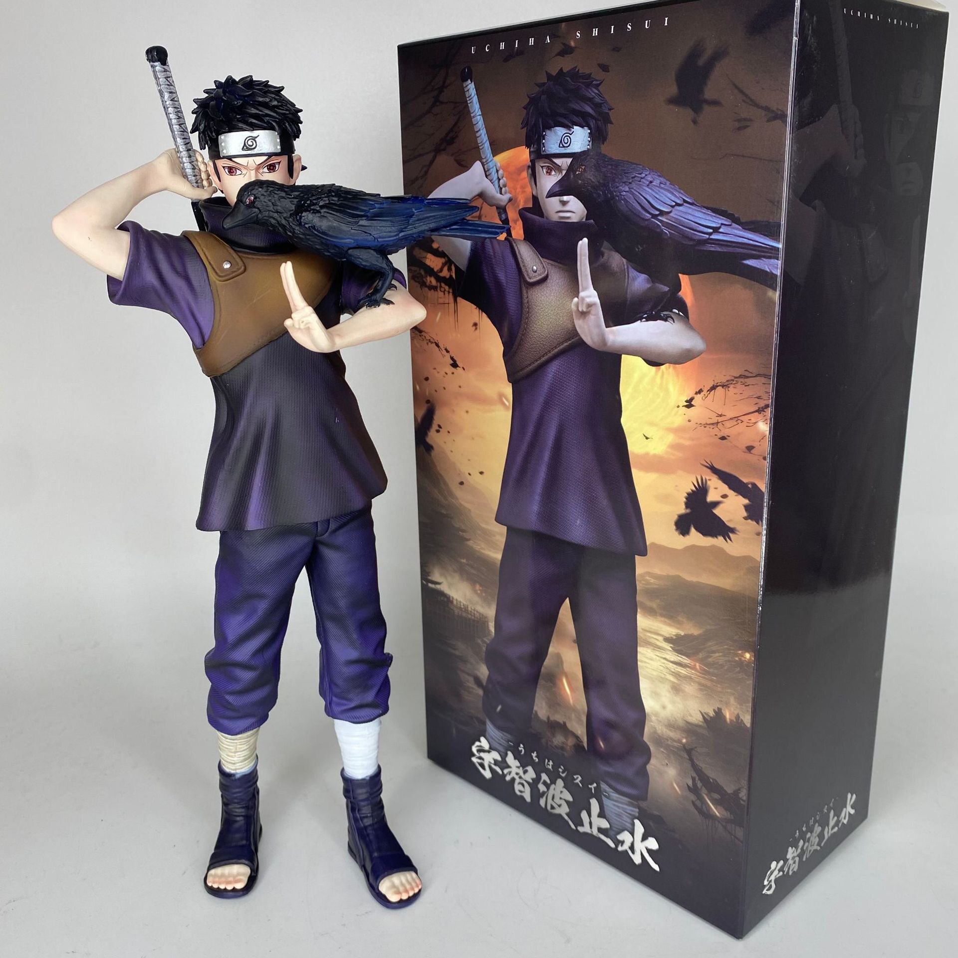 火影忍者手办宇智波止水波风水门动漫周边模型摆件景品礼物送男生