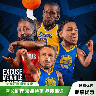 篮球手办詹姆斯库里哈登NBA球星
