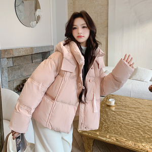 现货【新品】奶fufu粉色盘扣加厚羽绒服B228-A598-P250控368图片