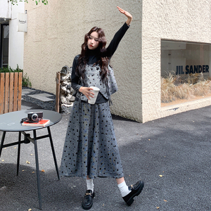 【大货】春装A674-P170-K278马甲+阔腿裤两件套，女装套装/套裙，浙宝228