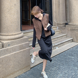 【现货】马甲+卫衣连衣裙两件套装B228-A564-P145控208，女装套装/套裙，浙宝228