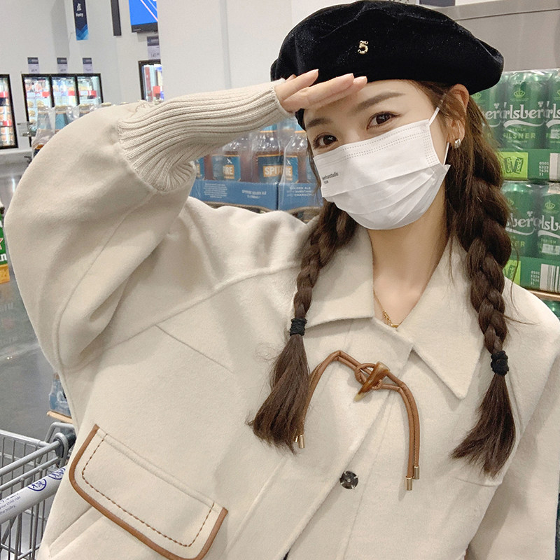 现货有买秀冬装小个子短款毛呢外套B228-A182-P165控248,女装毛呢外套,浙宝228