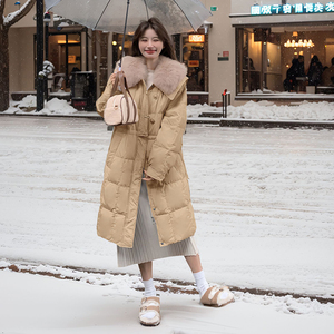 雪景图【主推数据好现货】 50绒大毛领羽绒服228-A508-P270控398图片