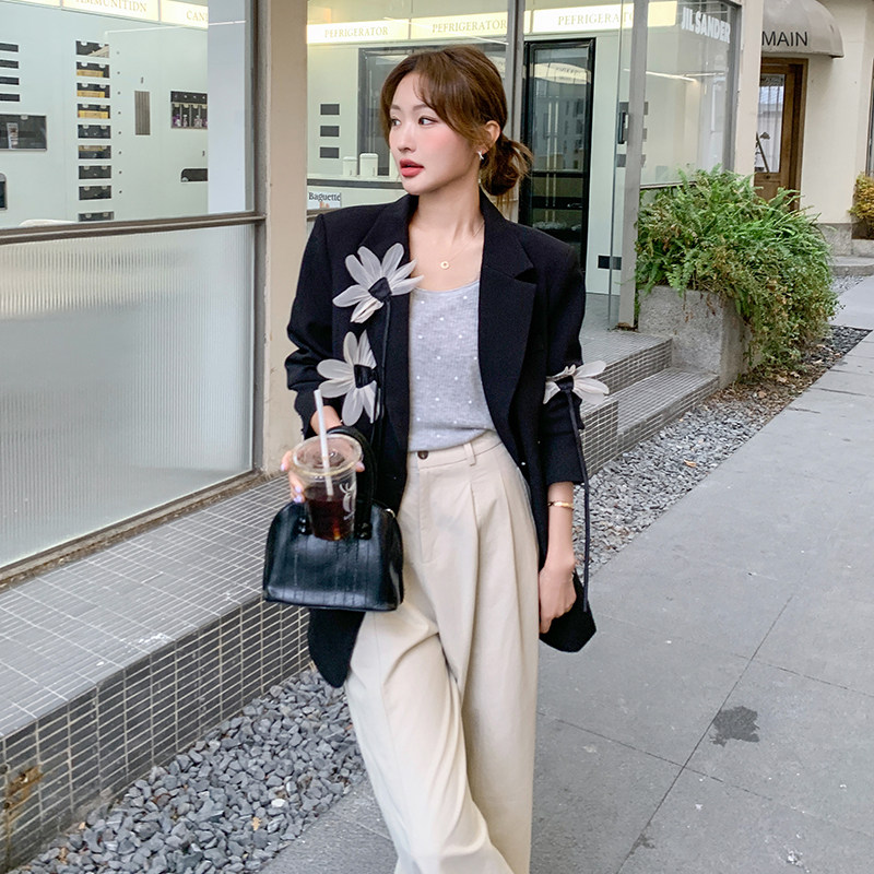 【大货】2026春季手工可拆立体花朵西装外套A617-P150控248，女装西装，浙宝228