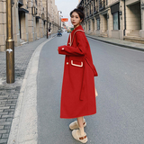 【大量现货】低价跑量长款毛呢外套呢子大衣228-A105-P140控218，女装毛呢外套，天丽