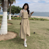 大量现货跑量有买秀春季假两件连衣裙228-A127-P125控188，女装连衣裙，浙宝228