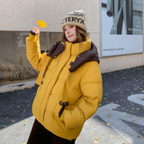 【新品现货】228-A670-P280-K398帽子可拆做包包50绒银杏黄羽绒服，女装羽绒服，浙宝228