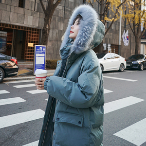 现货 跑量款 冬季新款中长款大毛领衣服228-883-P135控198图片
