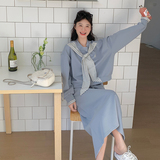 【现货】2025新款卫衣+半身裙两件套装B228-A609-P150控218，女装套装/套裙，浙宝228