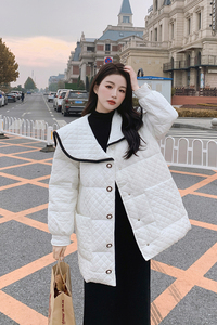 现货 小个子推荐减龄海军领小香风羽绒服228-A116-P230控328图片