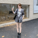 【大货】两件套装西装外套+短裤A570-P140控228，女装套装/套裙，浙宝228