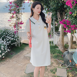 现货 有买秀 夏季新款POLO连衣裙228-A153-P115控168,女装连衣裙,天丽
