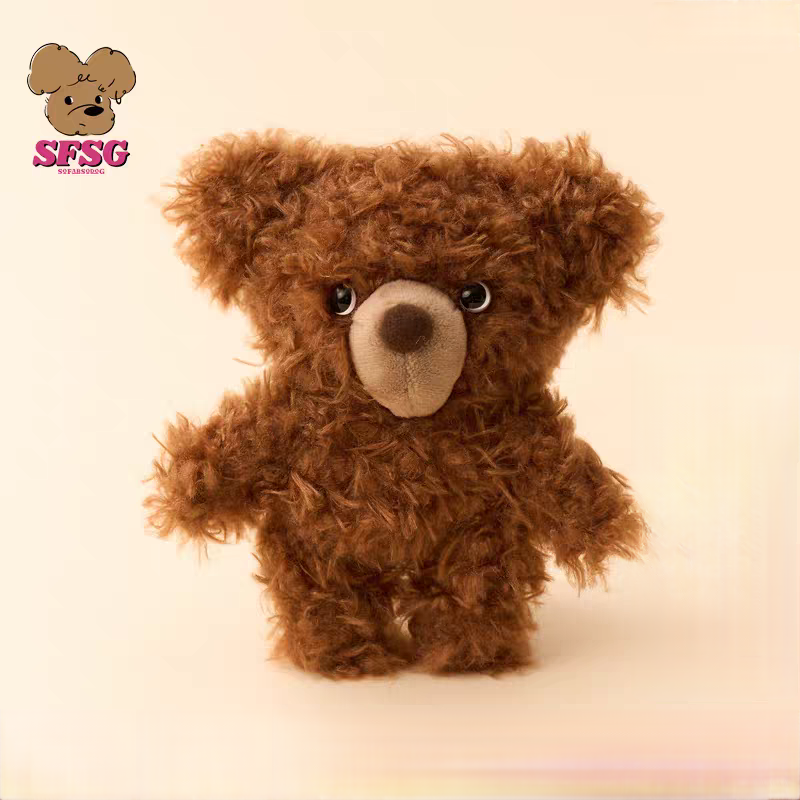 SFSG 潦草小熊系列设计师品牌2025春夏棕色小熊玩偶挂件 W13