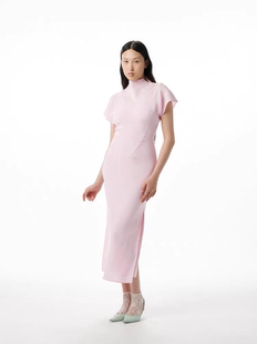 26春夏系列 YANG WILLOW DRESS W13 SAMUEL 粉色垂柳连衣裙 GUI