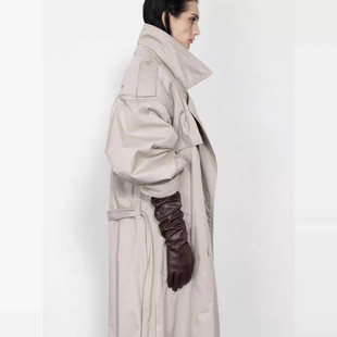 ENRICO BORINO 羊皮革女士长手套 W13