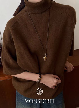 MONSECRET  【佳雪佳敏直播精选】摇曳棕榈长项链复古毛衣链