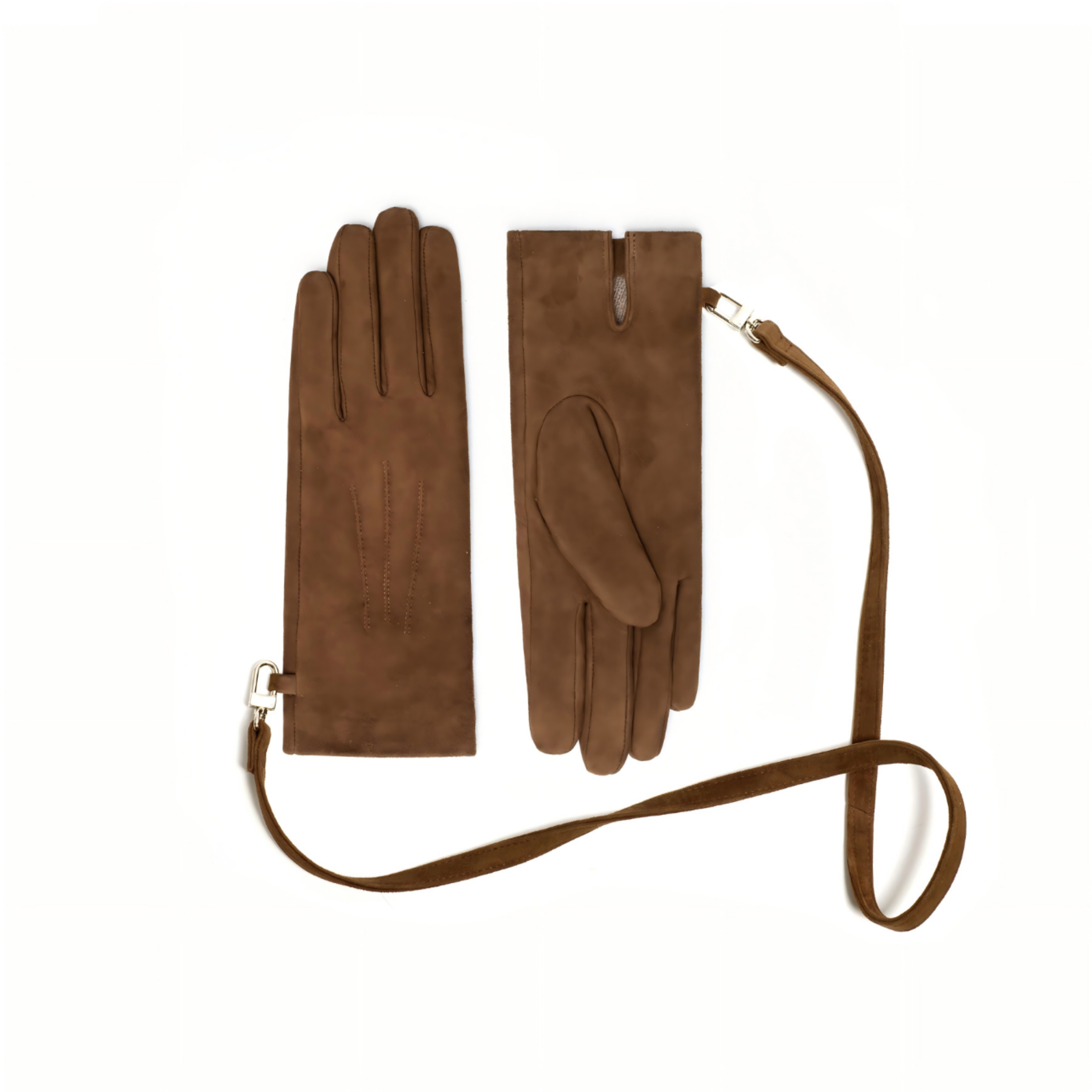 ENRICO BORINO 非洲羊皮革女士短手套