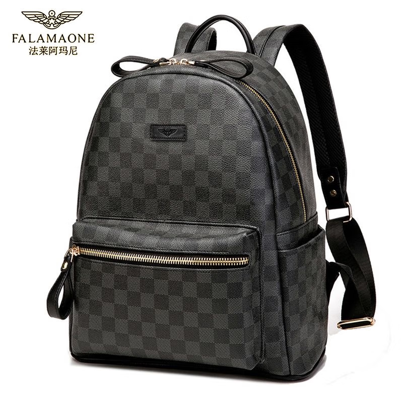 法莱阿玛尼法莱阿玛尼法莱阿玛尼男士双肩包潮牌旅行包简约格子电,箱包皮具/热销女包/男包,双肩背包,淘宝优惠券,粉丝福利购,淘宝优惠卷
