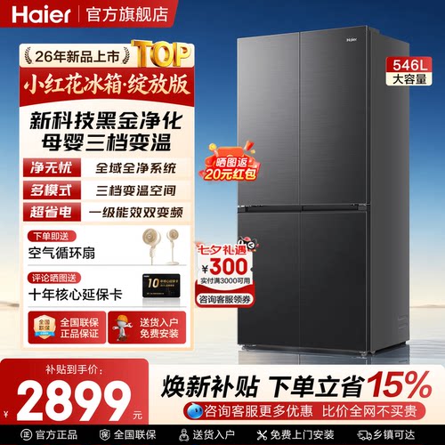 大容量空间 一级能效 黑金净化