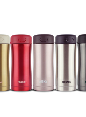 膳魔师保温杯男女士创意便携高档不锈钢水杯子JCG400印字定制LOGO