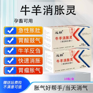 兽用消气灵牛羊消胀灵急性胃鼓气胀气胃扩张食欲不振反刍四胃动力