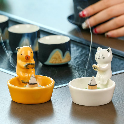 卡通可爱烟灰缸陶瓷创意小众高级感少女心女生家用客厅办公室搞怪