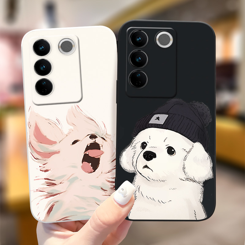 适用于vivos17手机壳s19/s20/s30/s50promini新款y500i/35/37卡通y78t/x90pro+/x27/x9plus男女vova防摔z5x软