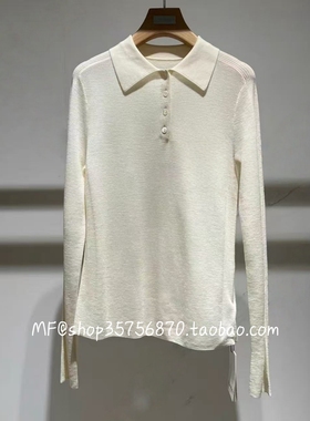 MF玛菲2026春季专柜正品 羊毛 坑条边 POLO针织衫A1GB1824M 2480