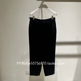 ZCY朱崇恽2026春专柜正品 粘纤 光泽缎面休闲裤C1GB11125 3680