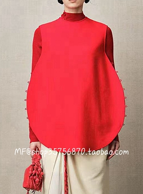 ZCY朱崇恽正品2025冬专柜正品 羊毛毛呢 马甲上衣C1FZ42711 3680