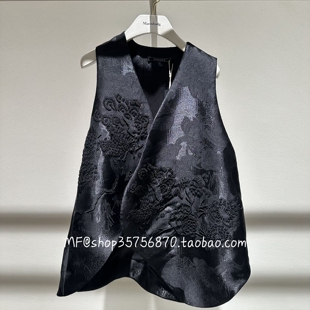 ZCY朱崇恽2026春专柜正品 重工 刺绣洋气马甲外套C1GB11214 12800