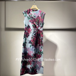 印花针织连衣裙A1GB1811M MF玛菲2026春款 锦纶 棉 3980 专柜正品
