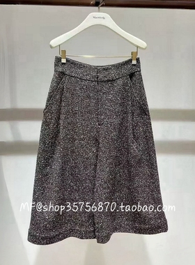 MF玛菲2025冬专柜正品 羊毛 粗毛呢五分裤A1FZ42895 4680