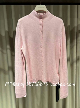 正品 ZCY朱崇恽2025冬 羊绒+羊毛 中领 针织上衣C1FZ4752M 3480