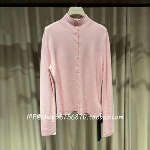 ZCY朱崇恽2025冬 针织上衣C1FZ4752M 羊绒 中领 3480 羊毛 正品