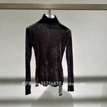 ZCY朱崇恽2025冬专柜正品 锦纶 植绒 半高领上衣C1FZ45021 1880