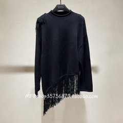 ZCY朱崇恽2026春正品 半高领 不规则流苏针织上衣 C1GB1732M 4980