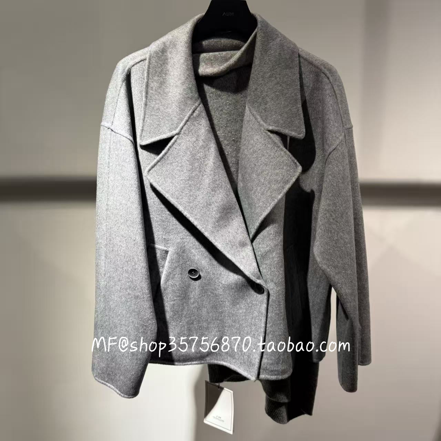 AUM奥姆2025冬专柜正品毛呢外套